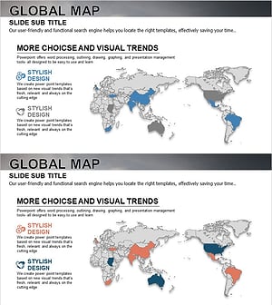 글로벌 타겟시장 목표 지도