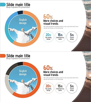 성공적인 데이터 분석 도넛 그래프