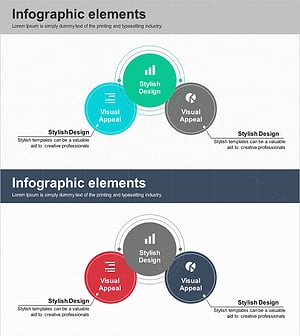 사업분야 다이어그램 – 비즈니스 소개와 특성 강조
