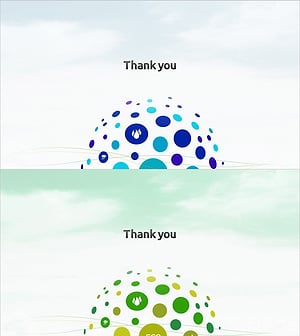 에코 비즈니스 템플릿 엔딩 표지 – 지속 가능성의 메시지