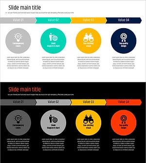 타이포 그라피 와이드 템플릿 흐름 다이어그램 – 혁신적인 사업 추진 전략