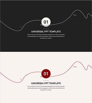 모노플로우 세련된 템플릿 섹션 커버