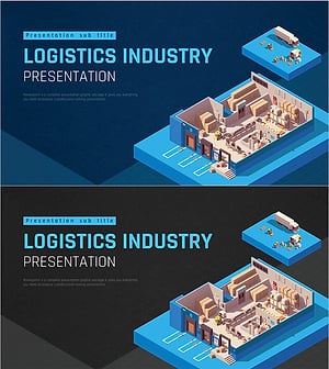 Logistics Industry Template Cover
