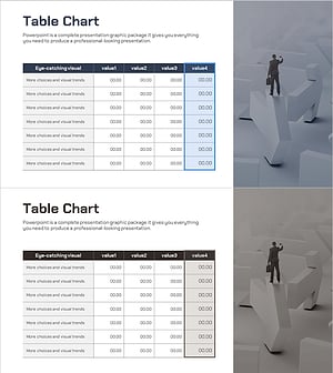 Visualizing Financial Plans with an Income Statement Table Slide