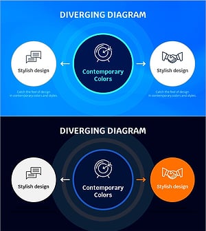 블루라인 다방향 템플릿 – 운영계획 및 마케팅 전략