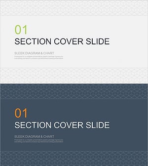 비즈니스 관리 템플릿 간지 – 프로페셔널 섹션 시작