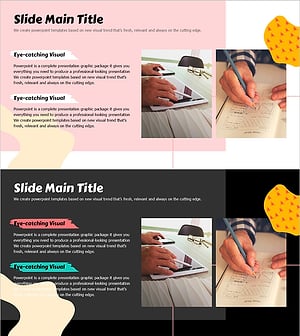 Spring Pastel Wide PowerPoint Template – Business Management and Action Plan