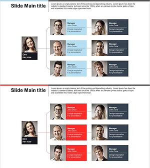 긍정적인 비즈니스 회사 조직도 – 협력의 상징