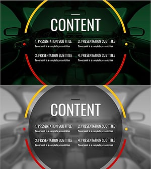 심플 자동차 와이드 프레젠테이션 목차