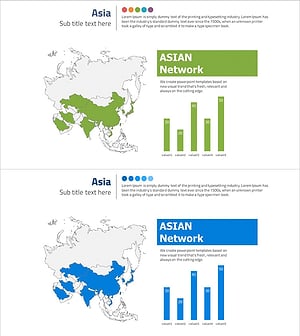 아시아 시장 중심의 네트워크 성장 현황 - 데이터 기반 시장 분석