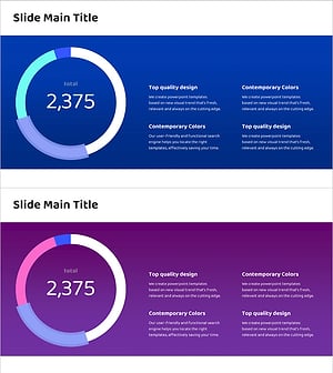 Detailed Analysis Circle Graph Presentation Template