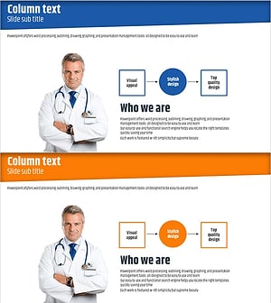 메디컬 핵심가치와 대표 소개 PPT 템플릿