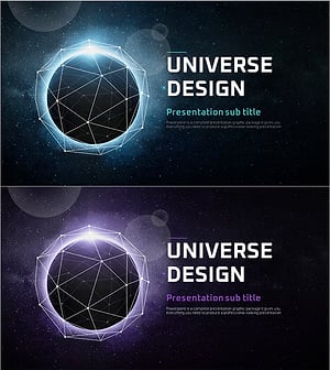 Universe Planet Theme Template Cover