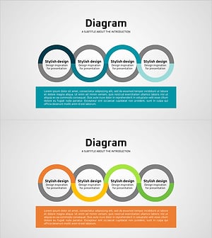 사업 개요 및 목표 – 파랑, 주황, 초록 클러스터 디자인