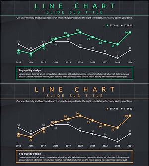 향후전망 및 기대효과 시각화 – 초록과 주황의 조화