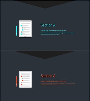 Website Template Section – Effective Information Delivery