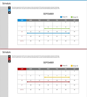 일정 관리 슬라이드 – 효율적 일정 계획