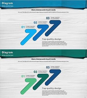 Visualizing Business Strategy with Step-by-Step Arrow Diagram