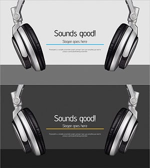 Audio Equipment Presentation Main Cover – Enhance Your Appeal with Sleek Design