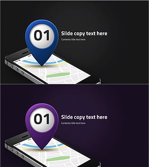 네비게이션 앱 프레젠테이션 간지 – 효과적인 섹션 구분
