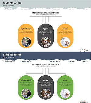 Business Vision Tree Structure Diagram – Presenting Vision with Cluster Structure