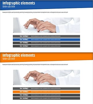 간결한 사업목표 슬라이드 – 비전과 전략