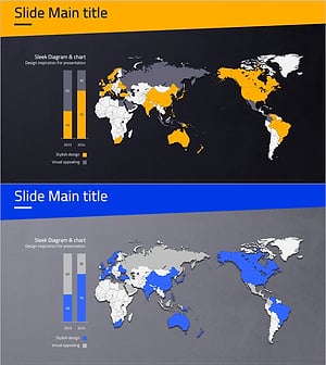 Global Target Market Bar Graph – Stylish and Visually Appealing