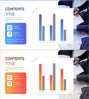 링거 모양 세분형 세로막대 그래프