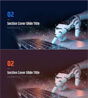 인공지능 로봇 AI 템플릿 간지 02 – 혁신과 미래