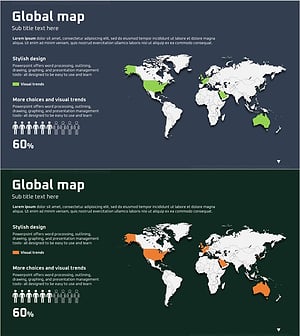 타겟 국가 사용자 분석 지도