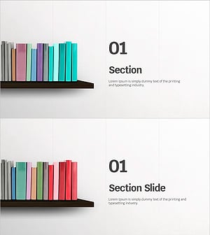 책선반 템플릿 간지 – 정보 구조를 쉽게 전달