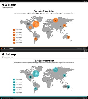 Slide Showing Target Market and Numbers