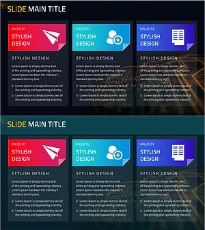 모바일 비즈니스 목표 슬라이드 – 클러스터 다이어그램 활용