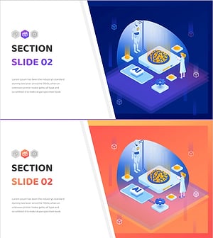 Virtual Reality Template Section Slide 02