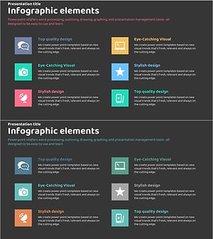 서비스 구성 내용 및 차별화 전략 슬라이드 – 분홍·청록 디자인