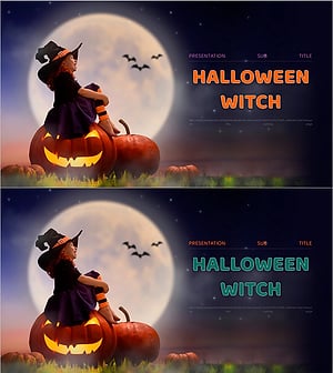 Halloween Witch Template Cover