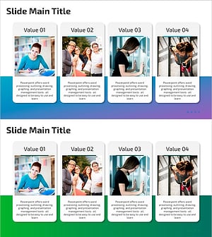 캠퍼스 활동 프로그램 템플릿 – 성공과 창의성의 비전