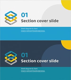 Circular Illustration Template Section Slide 01 – Professional Start