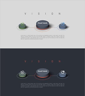 비즈니스 비전 다이어그램 – 비전과 전략의 구체화