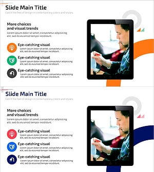 목업과 주의사항 텍스트박스 – 시각적 포인트 제공