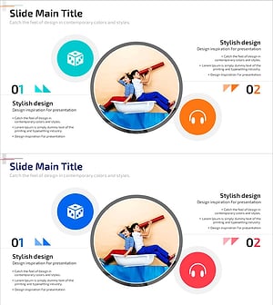 학습 기능 분석 슬라이드 – 나의 스타일로 배우기