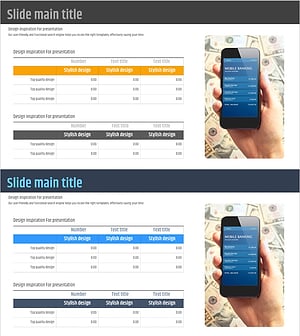 Sales and Income Statement Table Slide for Financial Planning