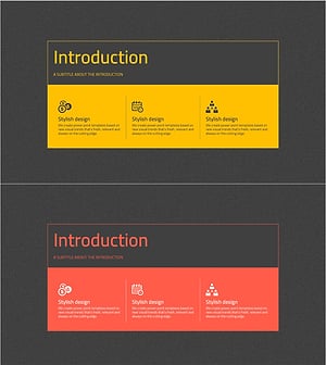 기술 및 서비스 소개 슬라이드 – 창의적 클러스터 디자인