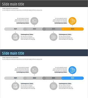 핀테크 비즈니스 연혁 다이어그램 – 효과적인 정보 전달