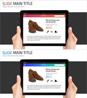 신발 제품 소개 목업 – 고객을 사로잡는 디자인