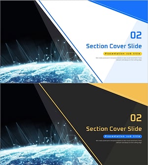 Global Network Template Section Slide 02 – A Fresh Perspective for Presentations