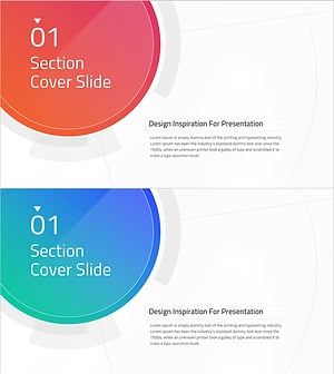 모바일 쇼핑 사업 템플릿 간지 – 현대적이고 창의적인 섹션 커버