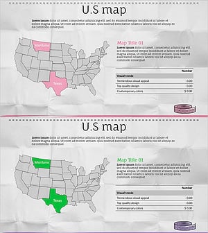 Partially Marked America Map – Market and Competitor Analysis
