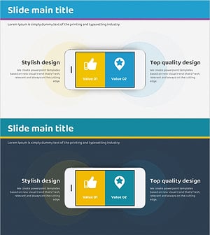 앱 서비스 개요 PPT – 제품 소개와 디자인 요소