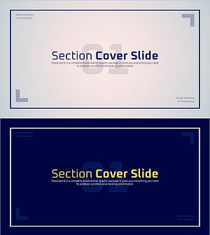 Pink Navy Square Slide 01 – Professional Cover Slide